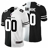 Nike Bengals Customized Black And White Split Vapor Untouchable Limited Jersey,baseball caps,new era cap wholesale,wholesale hats